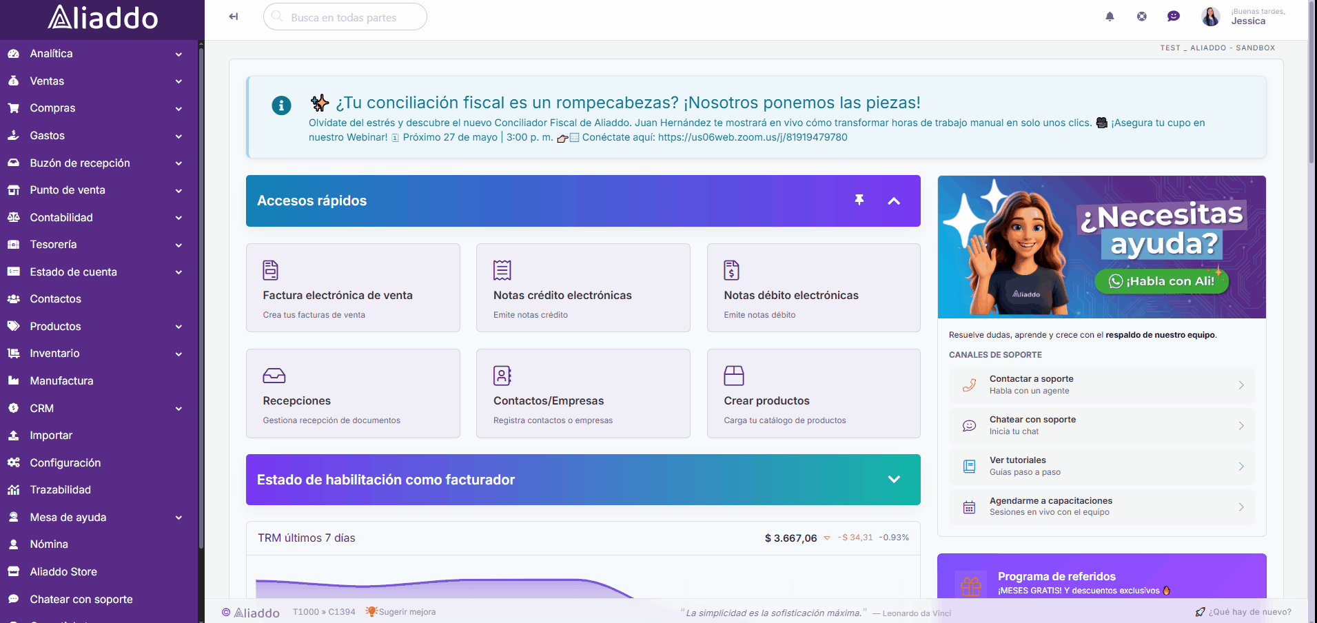Reglas de recepción