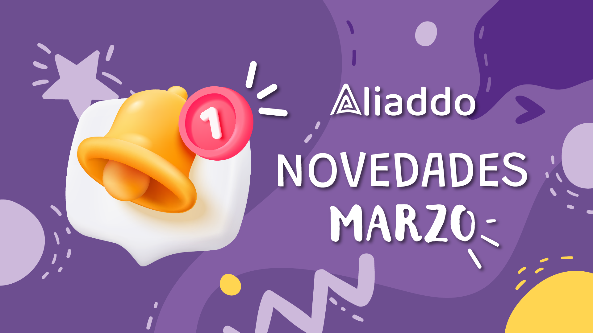 Novedades de marzo en Aliaddo: más control en tus gastos y un nuevo buzón más inteligente