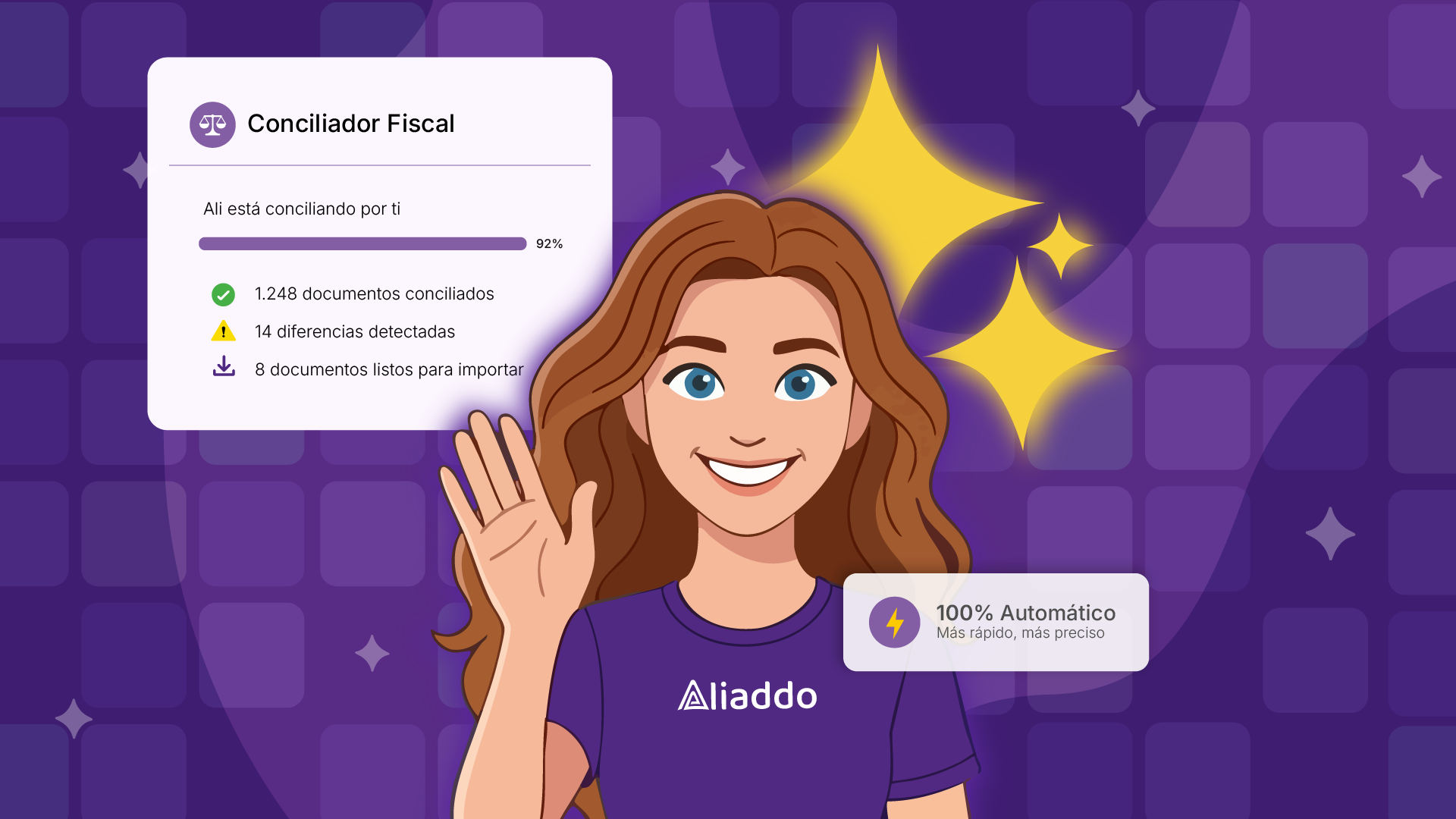 ¡Adiós al estrés fiscal! Tu conciliación con la DIAN ahora es inteligente y automática con Aliaddo