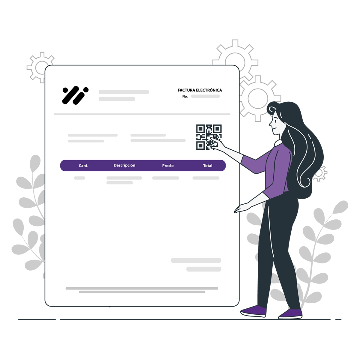 Integra fácilmente nuestra API de facturación electrónica para automatizar tus procesos y cumplir con los requisitos legales de facturación.