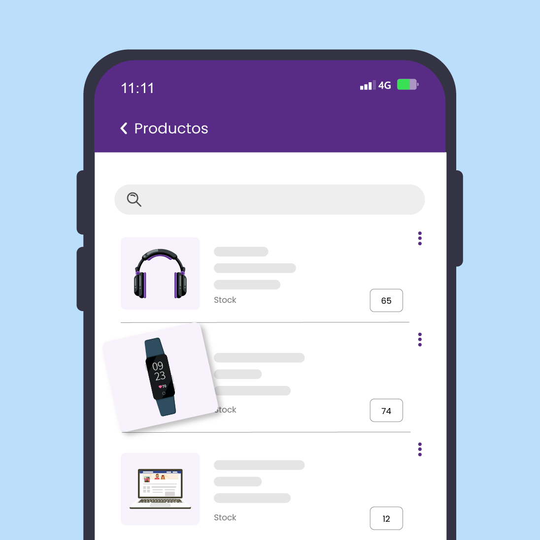 Gestión de productos y clientes