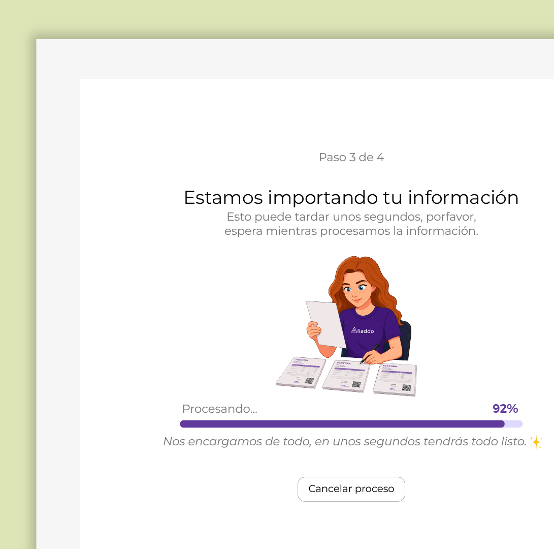 Importación de documentos electrónicos