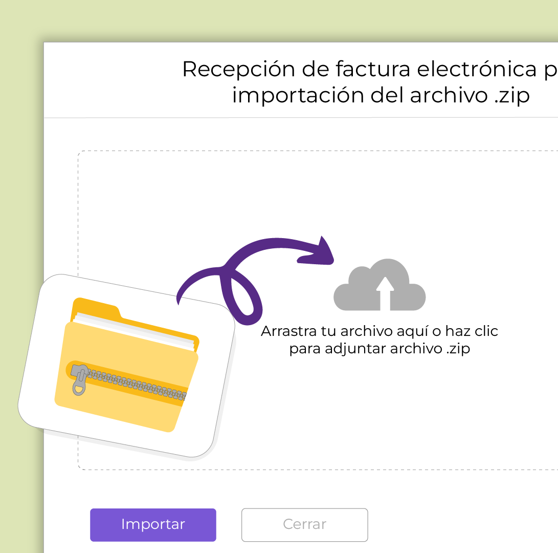 Importación de archivos ZIP