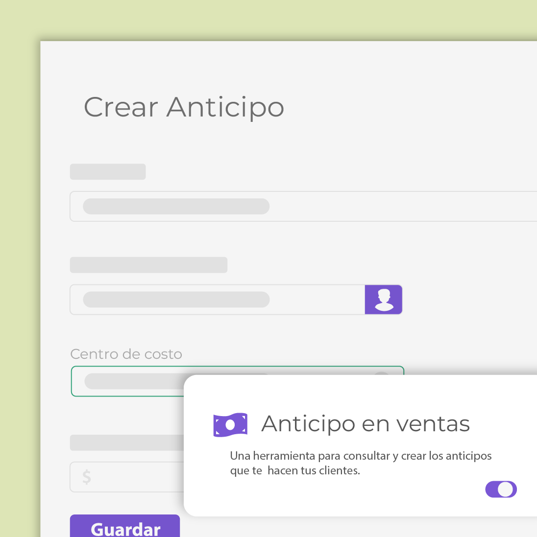 Anticipo de ventas