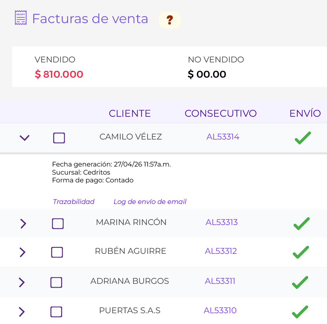 Ayudamos a optimizar tus procesos de facturación.